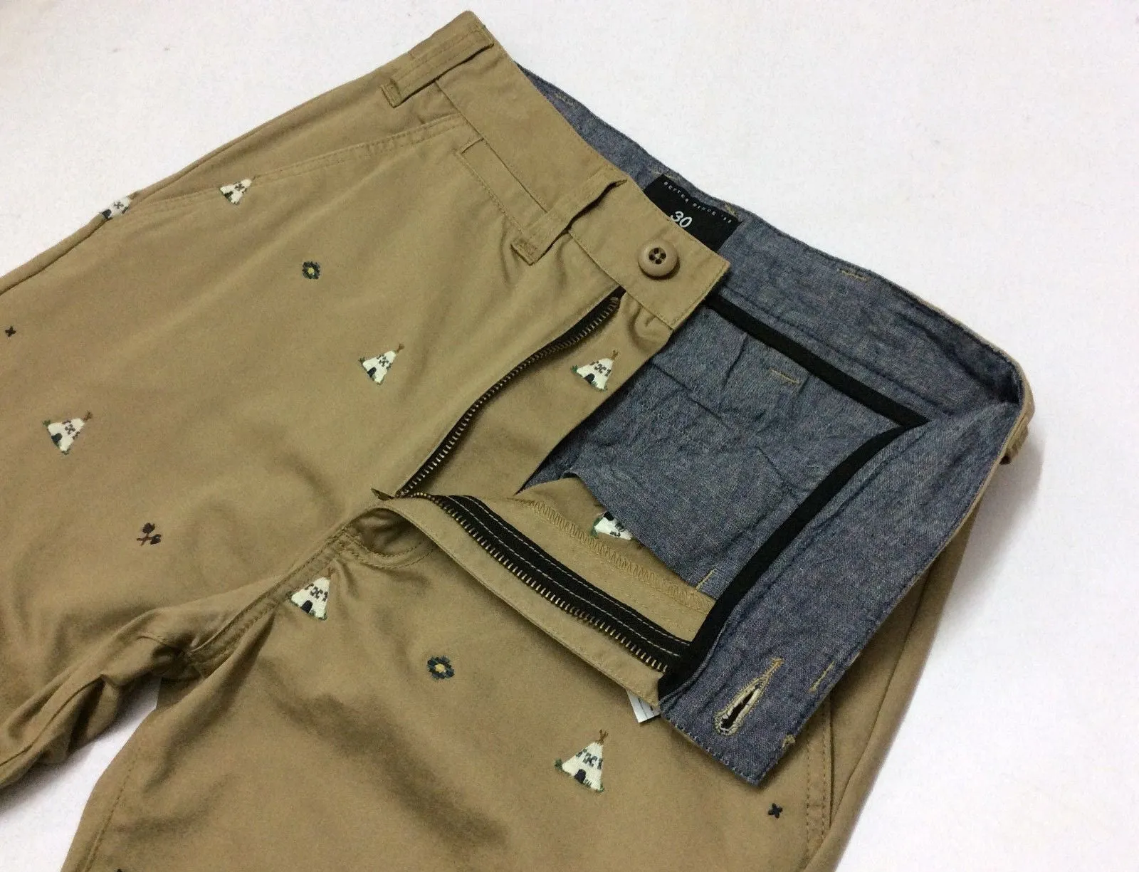 10 Deep Great Plains Pants Khaki Style # (23TD1007)