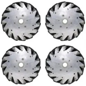 152mm Mecanum Wheel Set (2x Left, 2x Right)