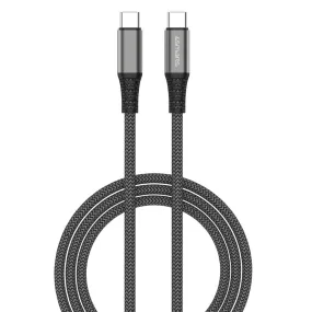 4smarts PremiumCord USB-C til USB-C 100W - 3 m. - Sort