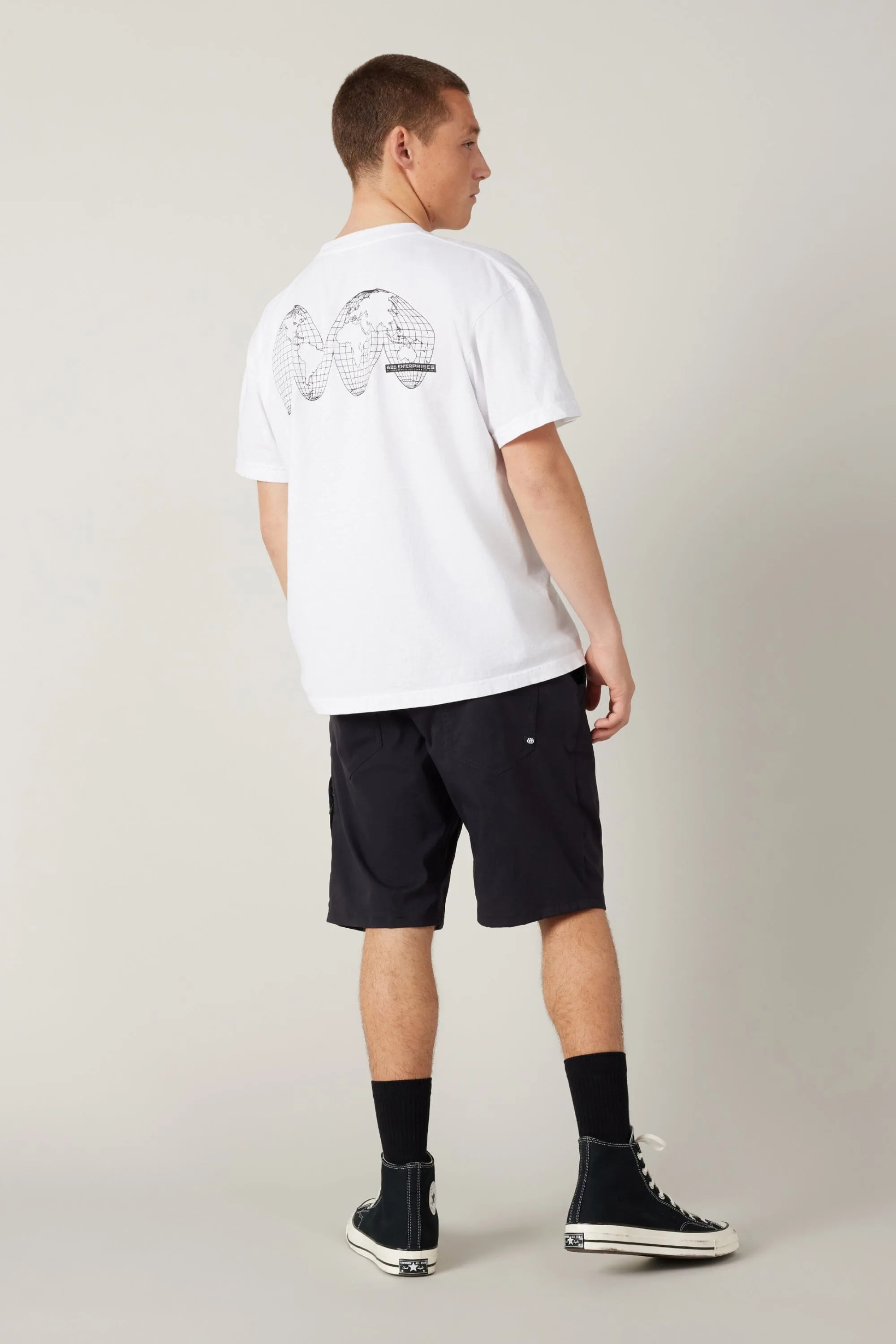 686 Everywhere Relaxed Fit Hybrid Shorts Black