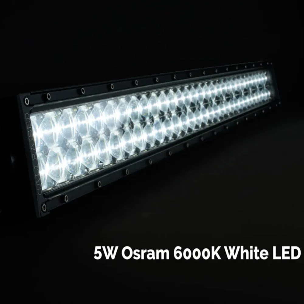 8" Dual Row 5D Optic OSRAM LED Bar