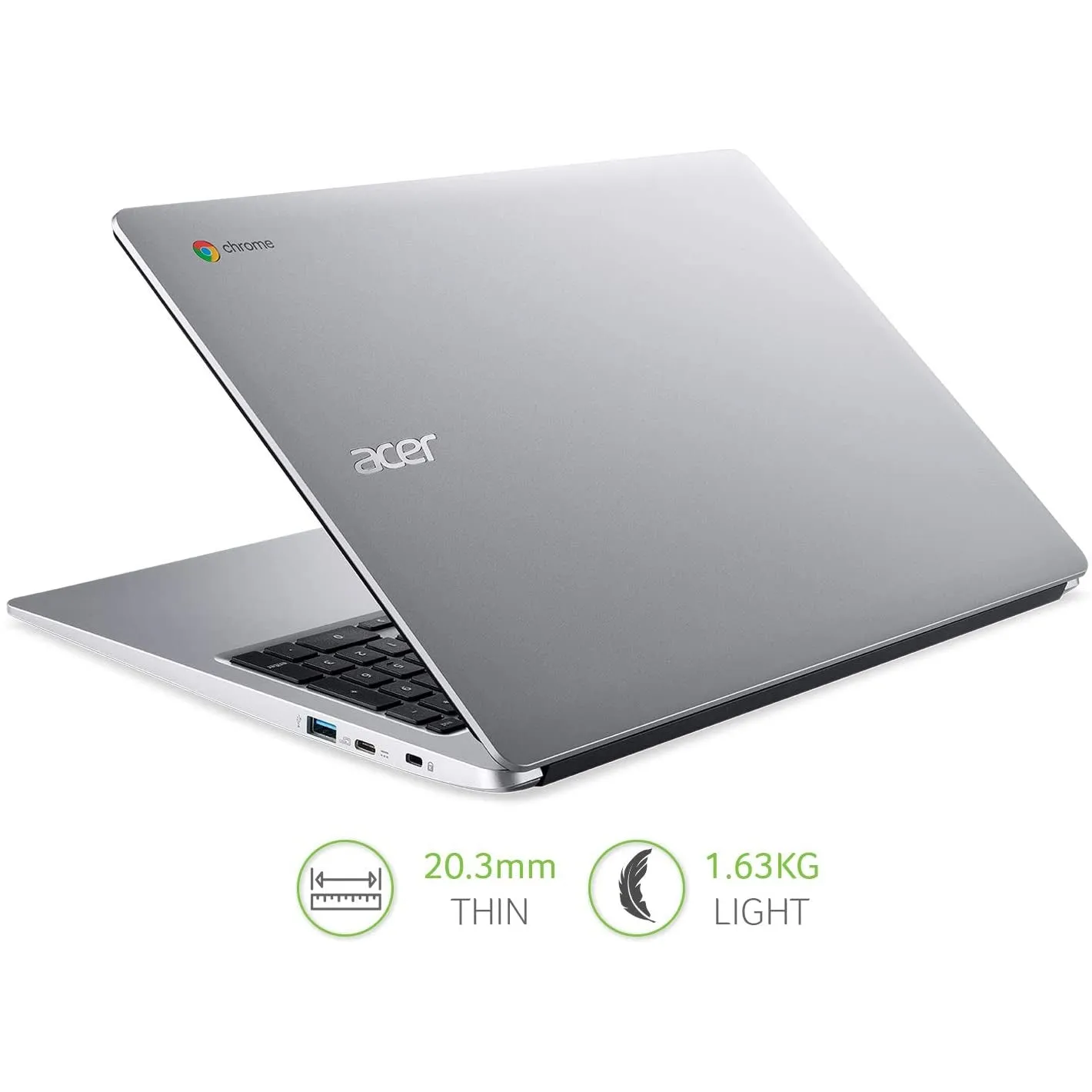 Acer CP315-3H Chromebook Laptop Intel Pentium 4GB RAM 64GB eMMC 15.6" Silver