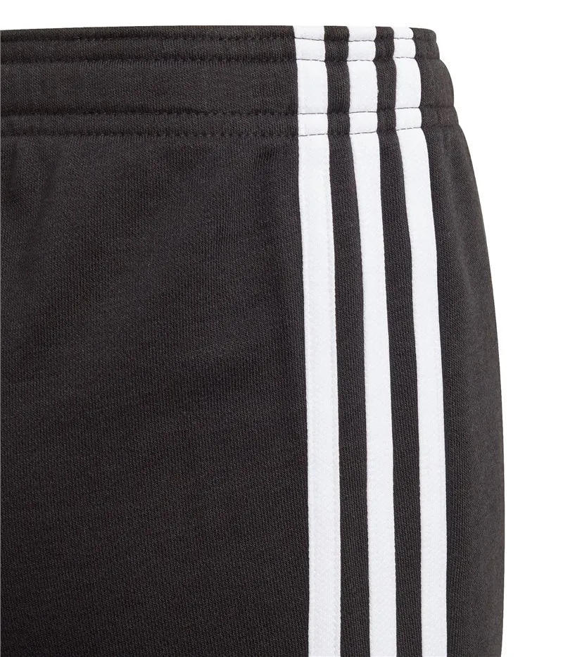 adidas Essentials 3 Stripe Shorts - Girls - Black/White