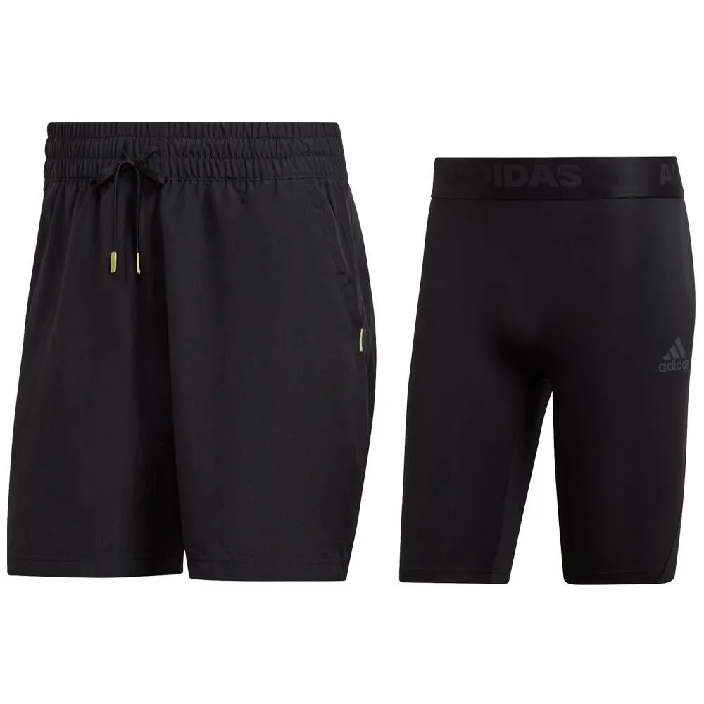 adidas Men's Paris HEAT.RDY 2in1 Shorts - Black