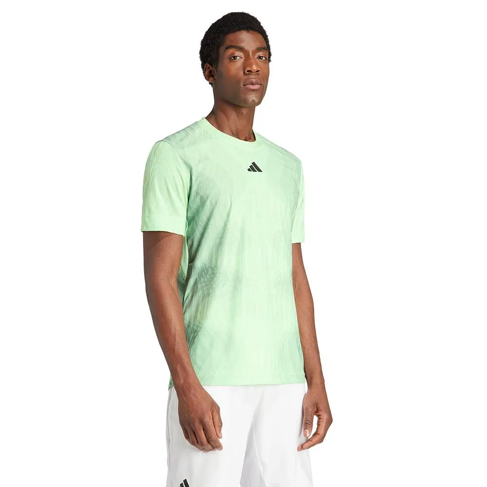 adidas Men's Pro Freelift Tee - Semi Green Spark