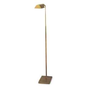 Adjustable Studio Floor Lamp Brass