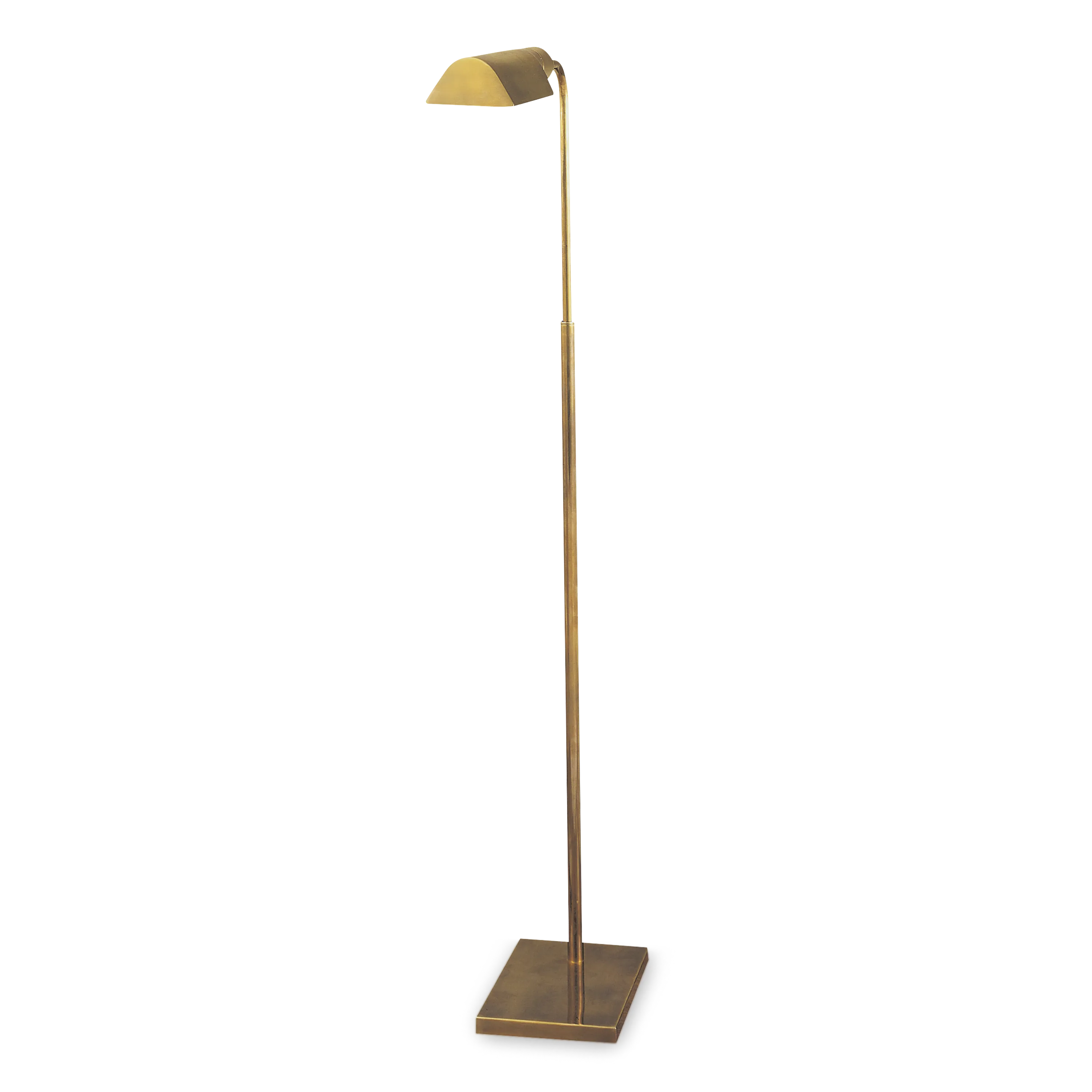 Adjustable Studio Floor Lamp Brass