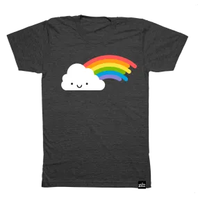 Adult Kawaii Rainbow T-shirt (Dark Grey)