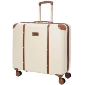 Aerolite (48x57x26cm) Vintage Trunk Style Hard Shell Suitcase