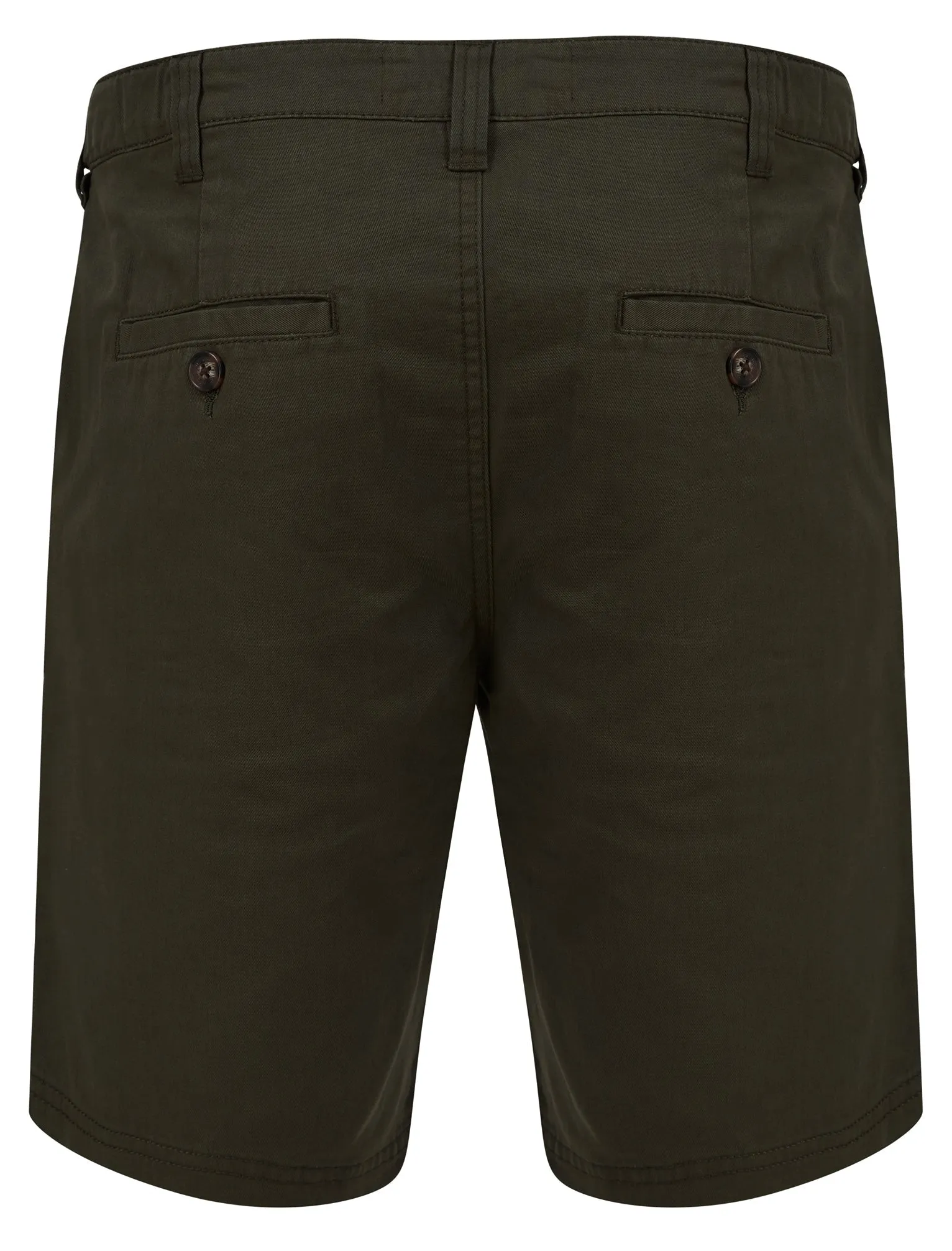 Aidan Cotton Twill Chino Shorts in Khaki - Kensington Eastside