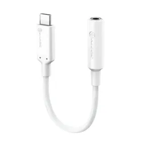 Alogic Elements PRO USB-C til 3.5 mm Audio Adapter - 10cm - Hvid