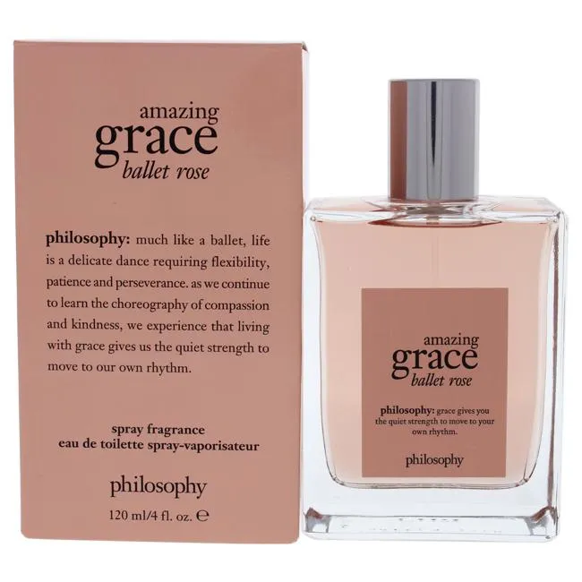 Amazing Grace Ballet Rose by Philosophy for Women -  Eau de Toilette Spray