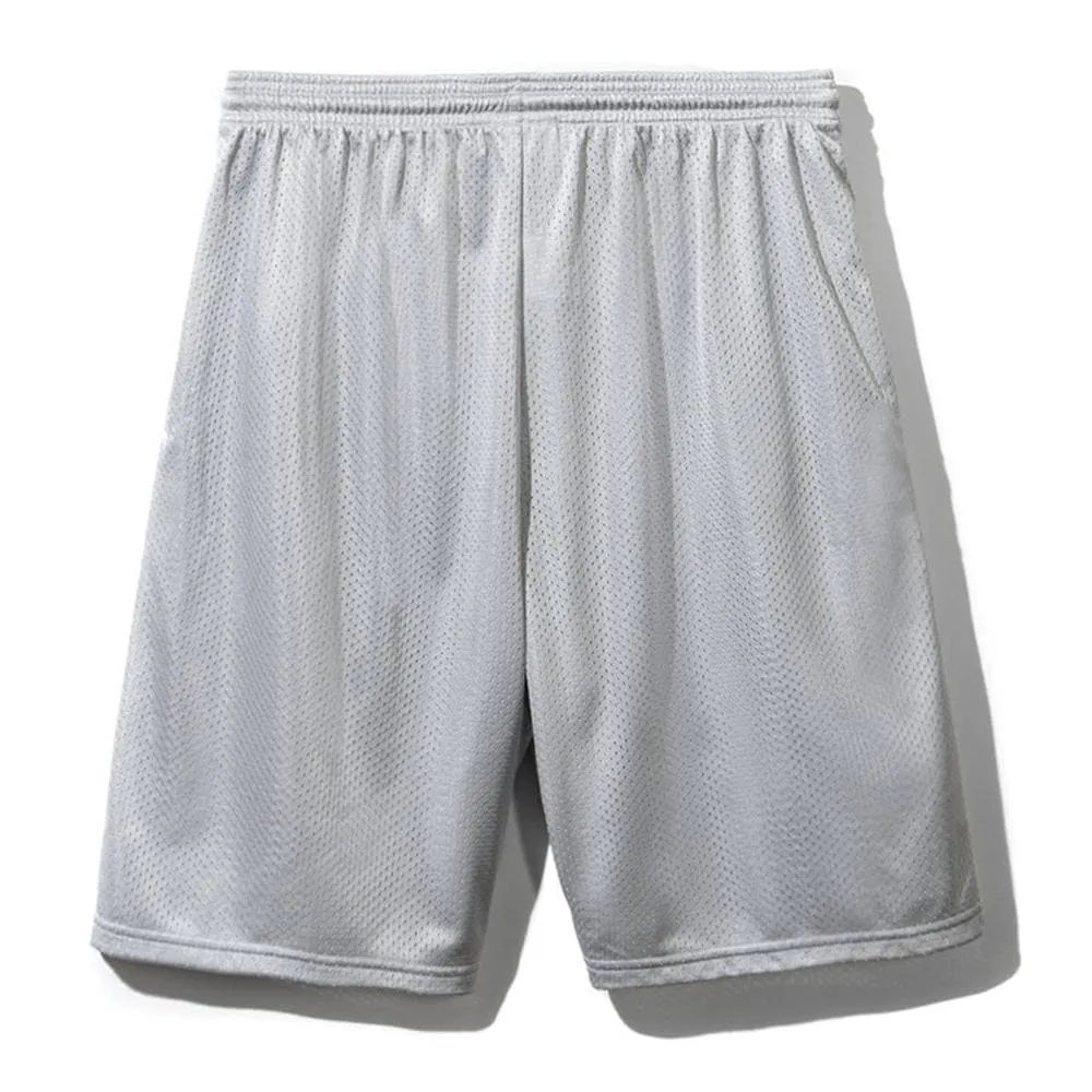 AntiSocialSocialClub HOMEROOM GRY MESH SHORTS -GREY