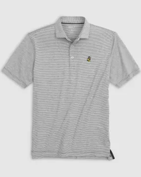 App State Lyndonn Striped Jersey Performance Polo - Yosef Logo