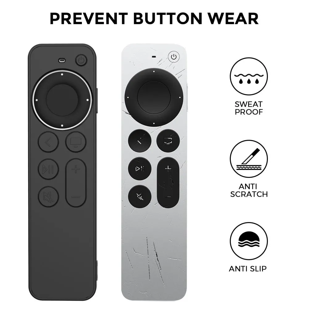 Apple Siri Remote Silikone Cover (2. & 3. gen.) - Sort