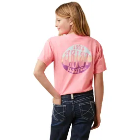 Ariat Girls Groovy Pink Tee 10045458