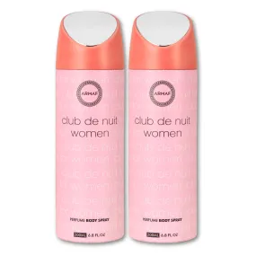 Armaf Club De Nuit Deodorant for Women - 200ML Each (Pack of 2)