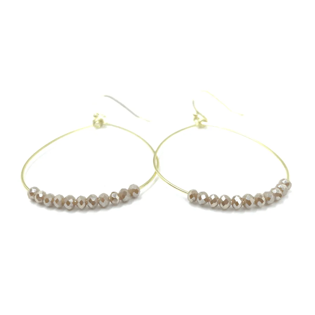 Aster Earring in Champagne