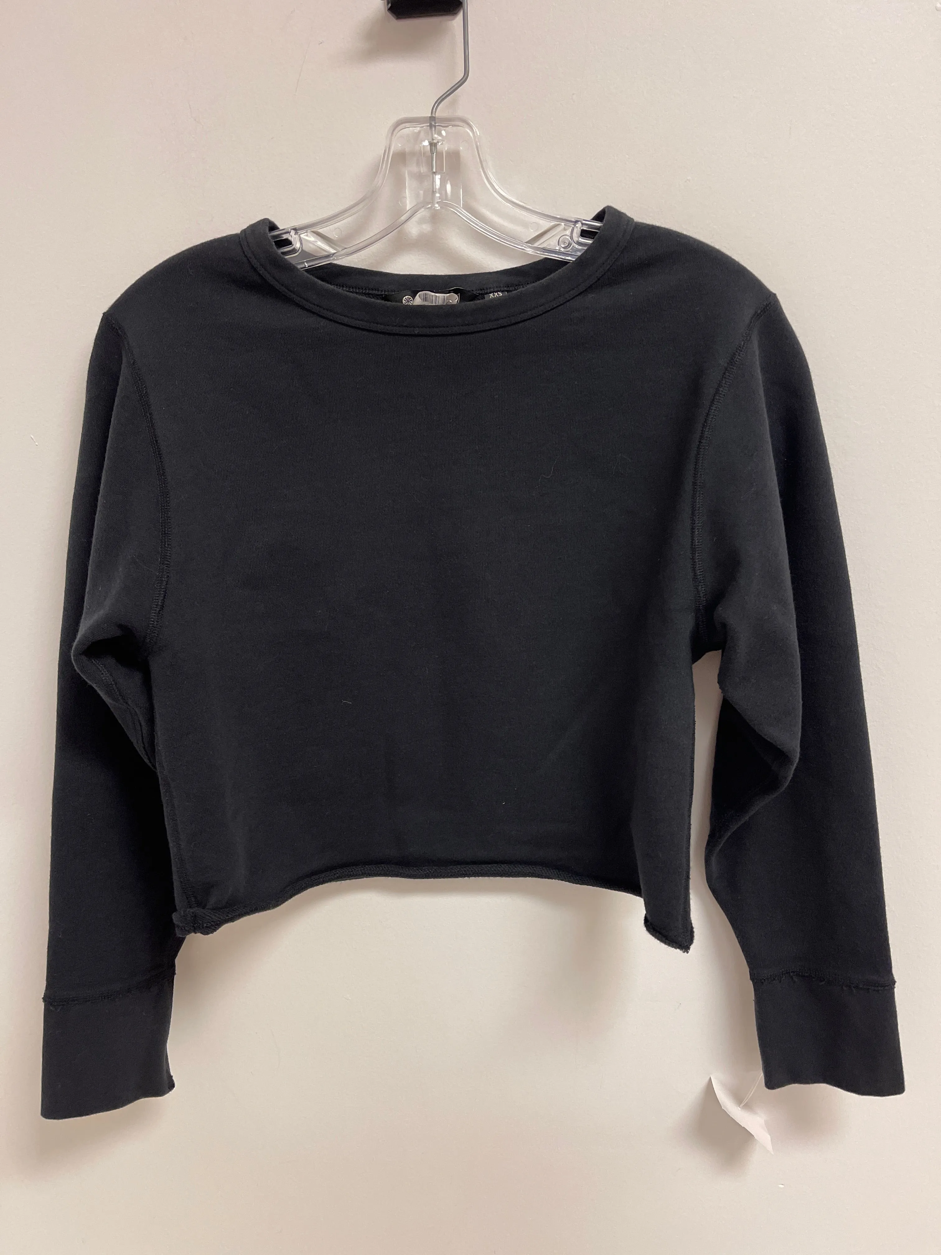 Athletic Sweatshirt Crewneck By Athleta In Black, Size: Xxs