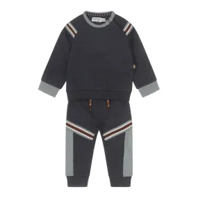 Baby Boys Dark Dlue Sweatshirt And Sweatpants Set | Dirkje