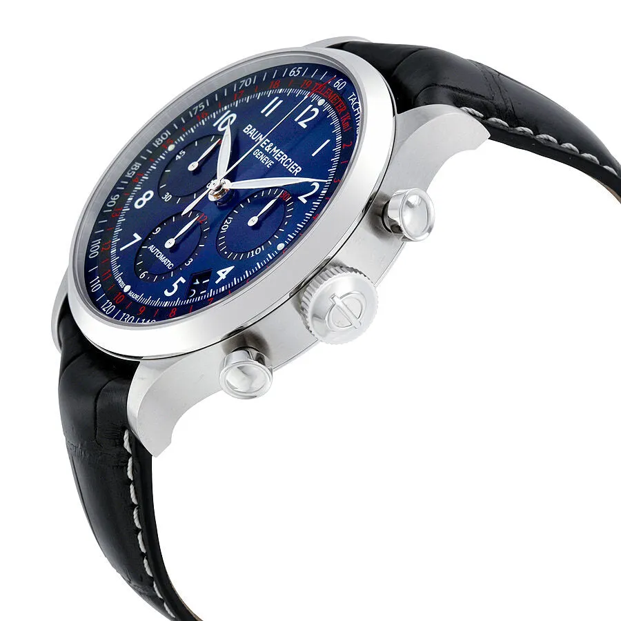 Baume and Mercier Blue Dial Chronograph Automatic Men's Watch 10065 A10065