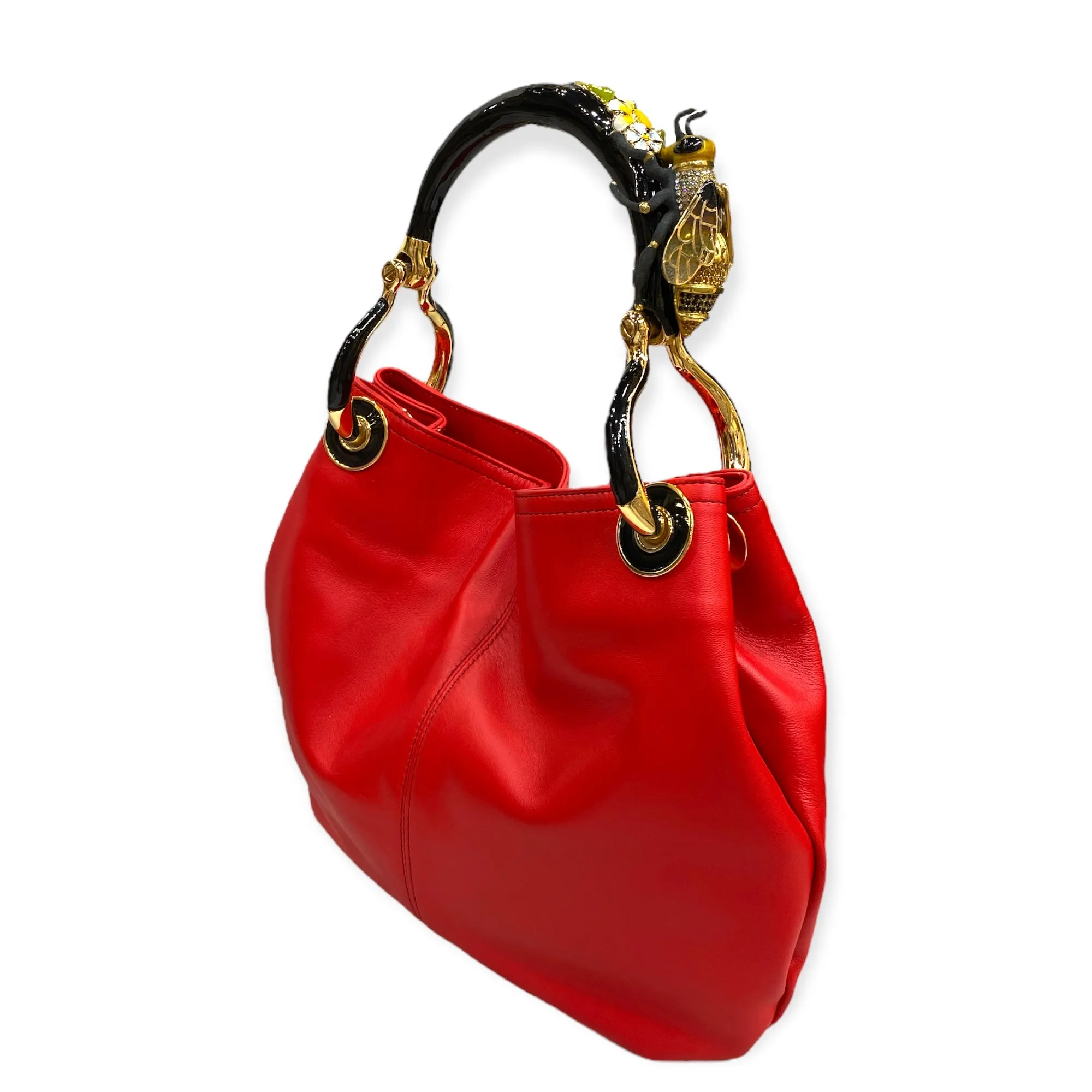 BEE SMALL HANDBAG  IN HIGHT QUALITY LEATHER