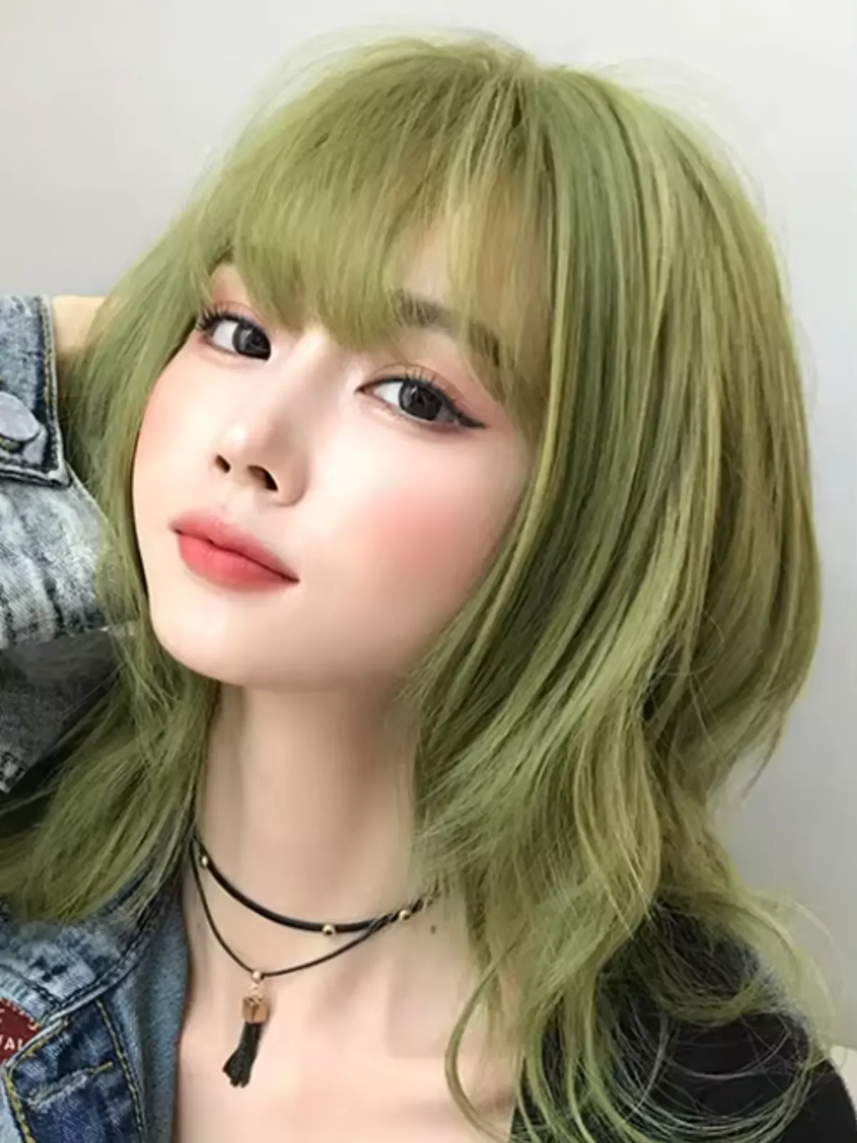 Beetlejuice Inspired Green Wig