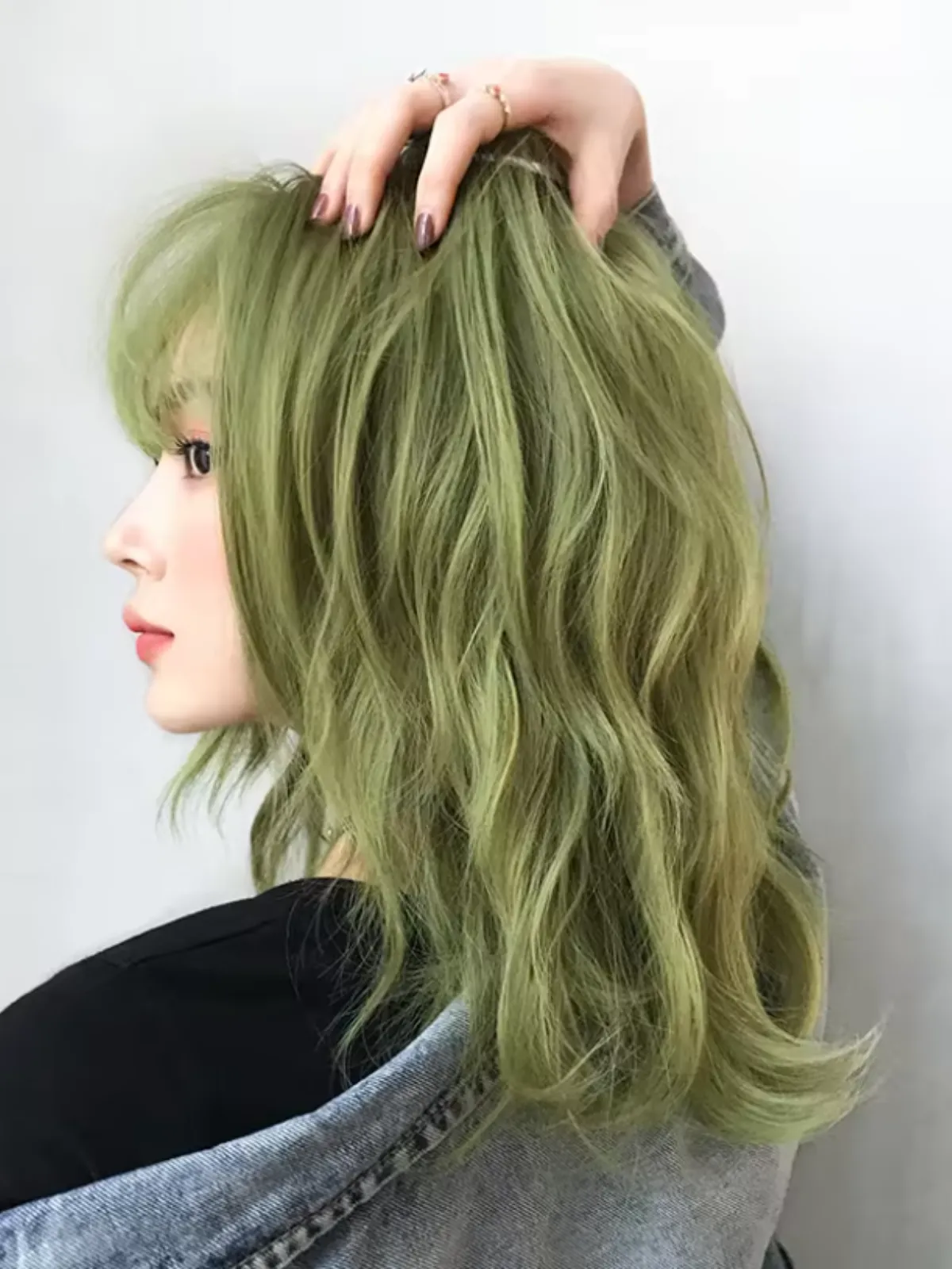 Beetlejuice Inspired Green Wig