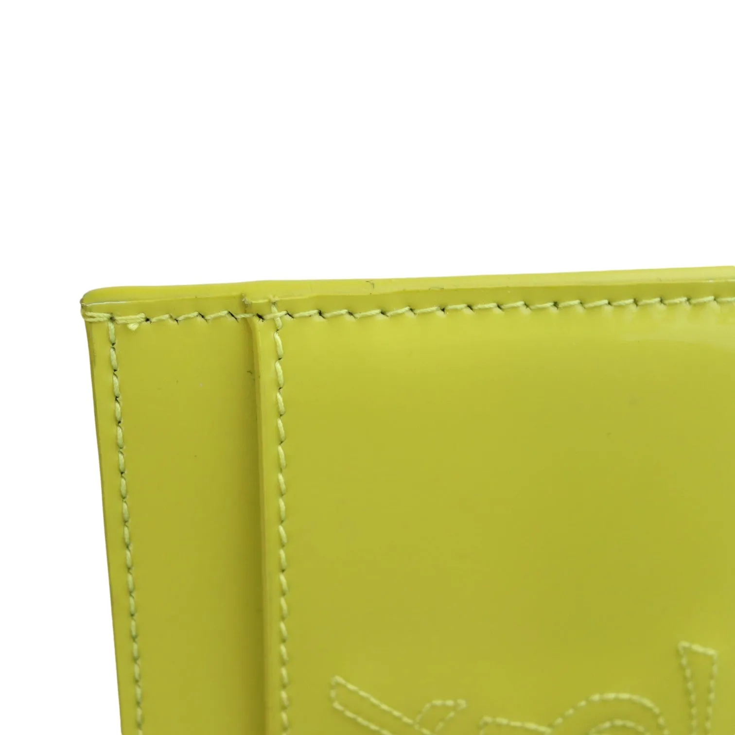 Belle De Jour Card Case Patent Yellow