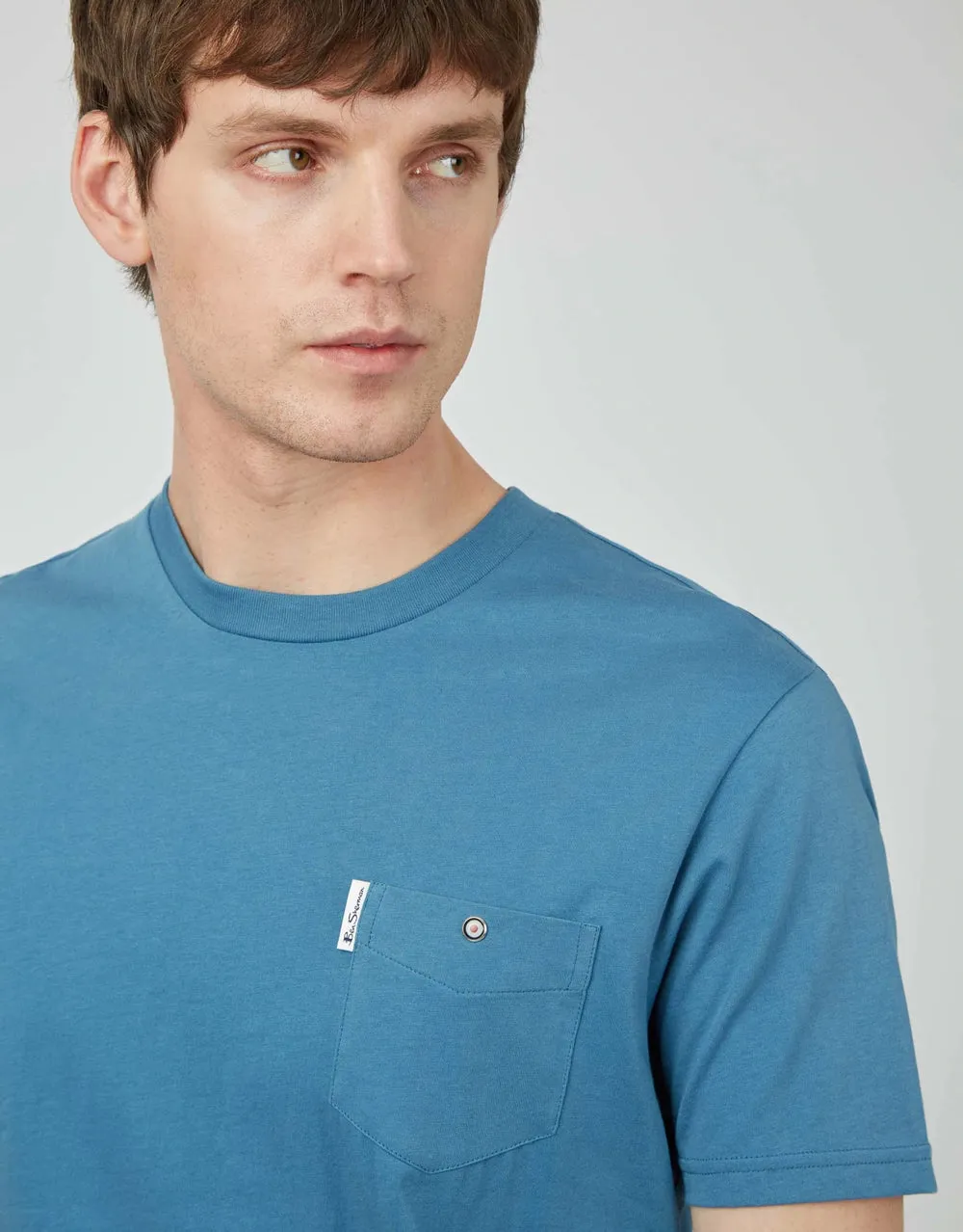 Ben Sherman Signature Pocket Wedgewood Blue T-shirt