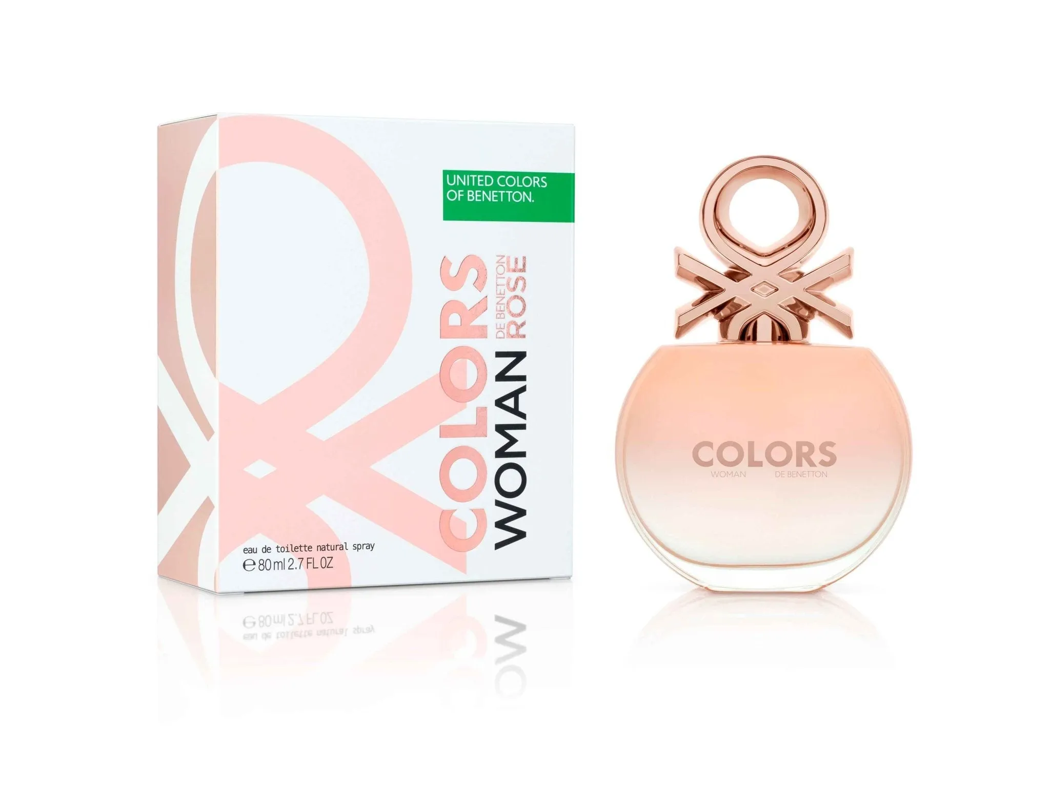 Benetton Colors Rose Eau De Toilette Spray For Women 80ml