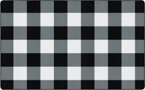 Black & White Buffalo Check | Classroom Rug | Schoolgirl Style