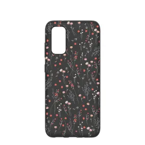 Black Night Garden Samsung Galaxy S20 Case