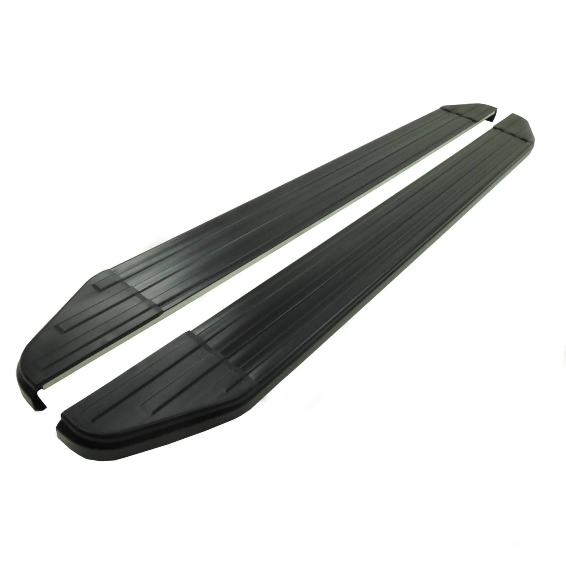 Black Raptor Side Steps Running Boards for Vauxhall Opel Mokka 2012-2019