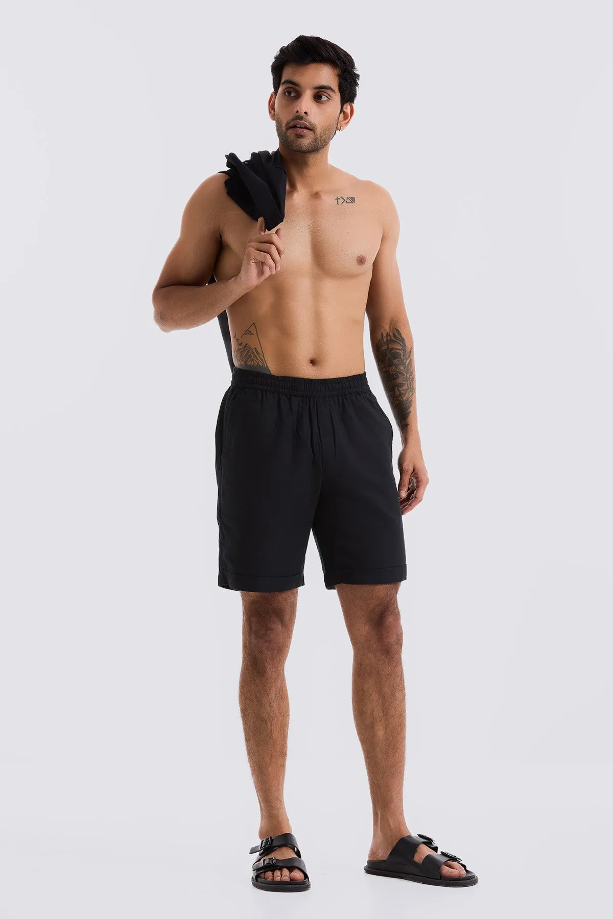 Black Relax Shorts