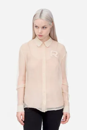 BLUSH CHIFFON TOP