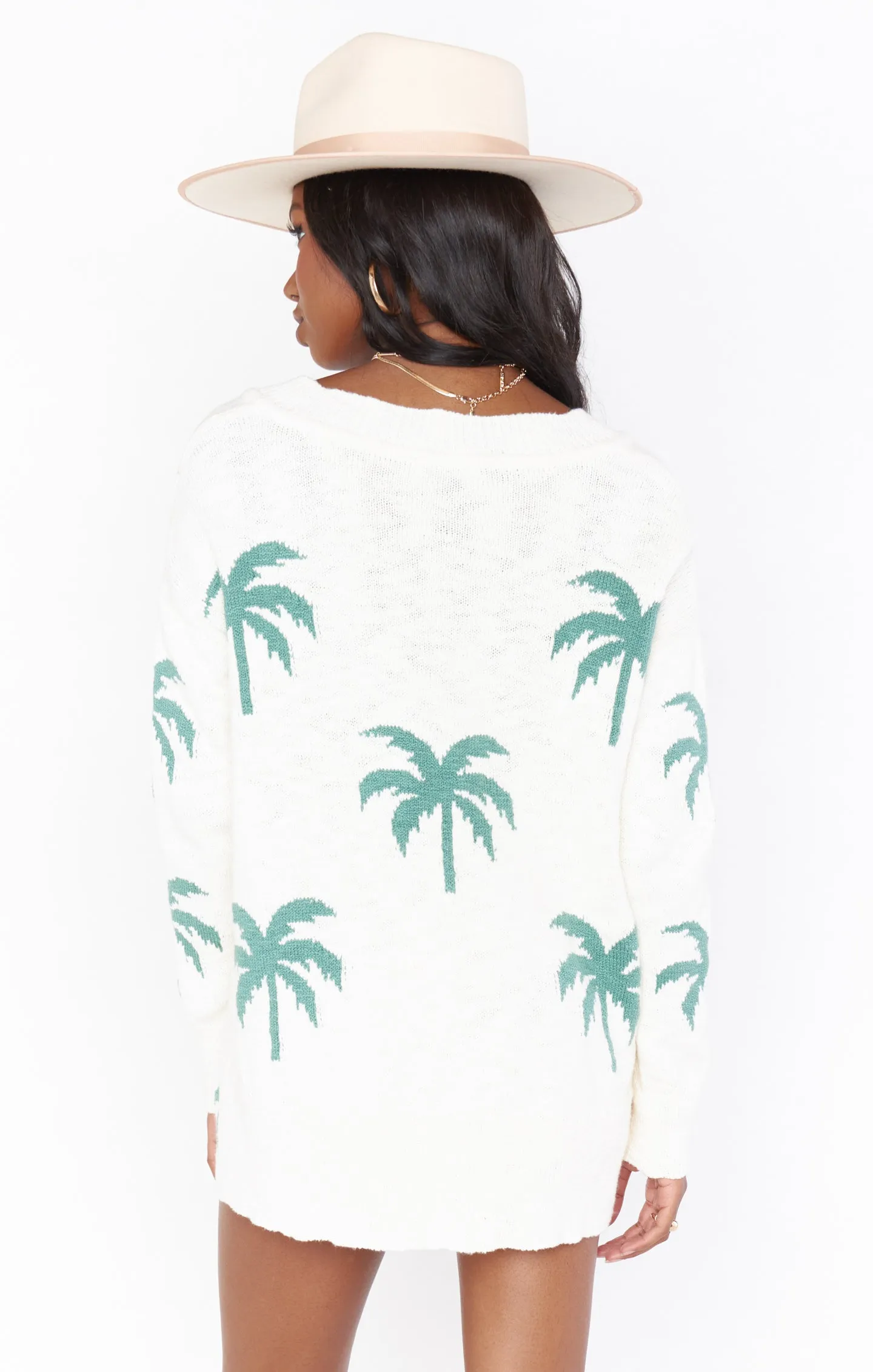 Boardwalk Shorts ~ Palm Tree Knit