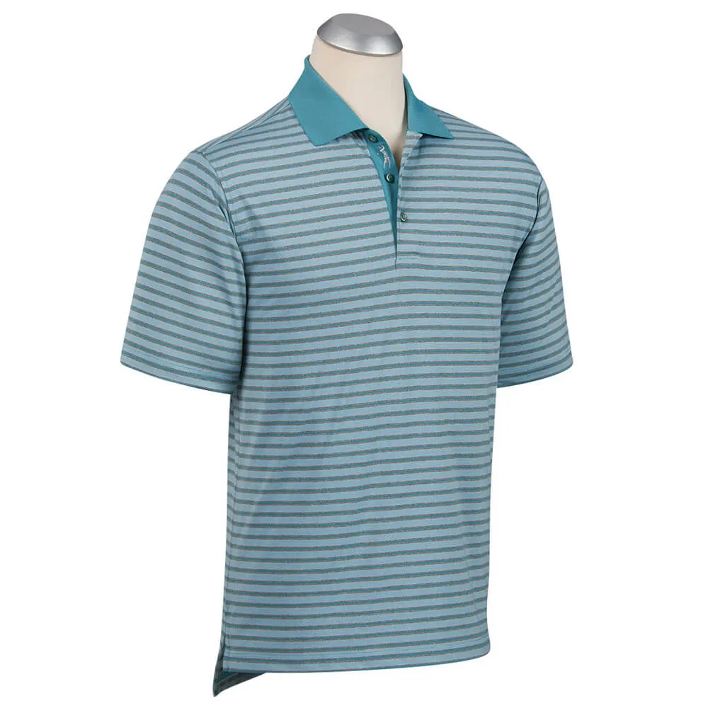 Bobby Jones XH20 Tech Jersey Heathered Stripe Golf Polo 2018