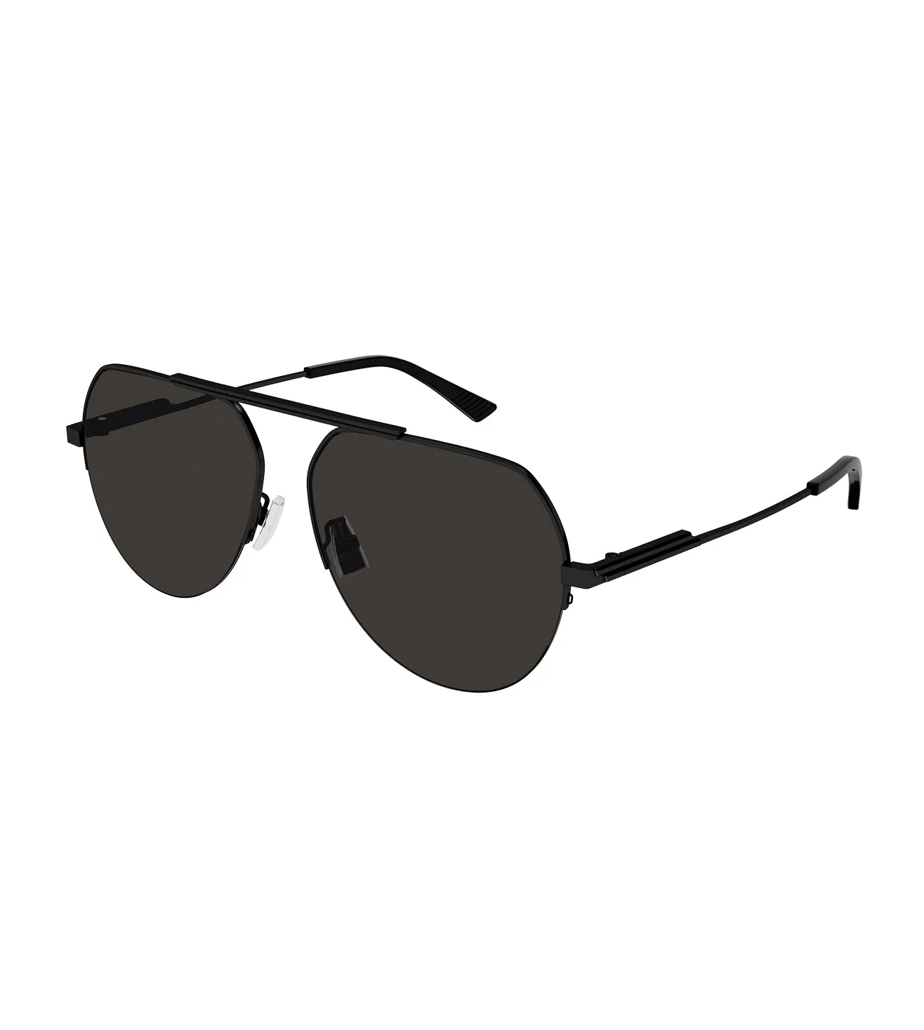 Bottega Veneta Unisex Grey Aviator Sunglass