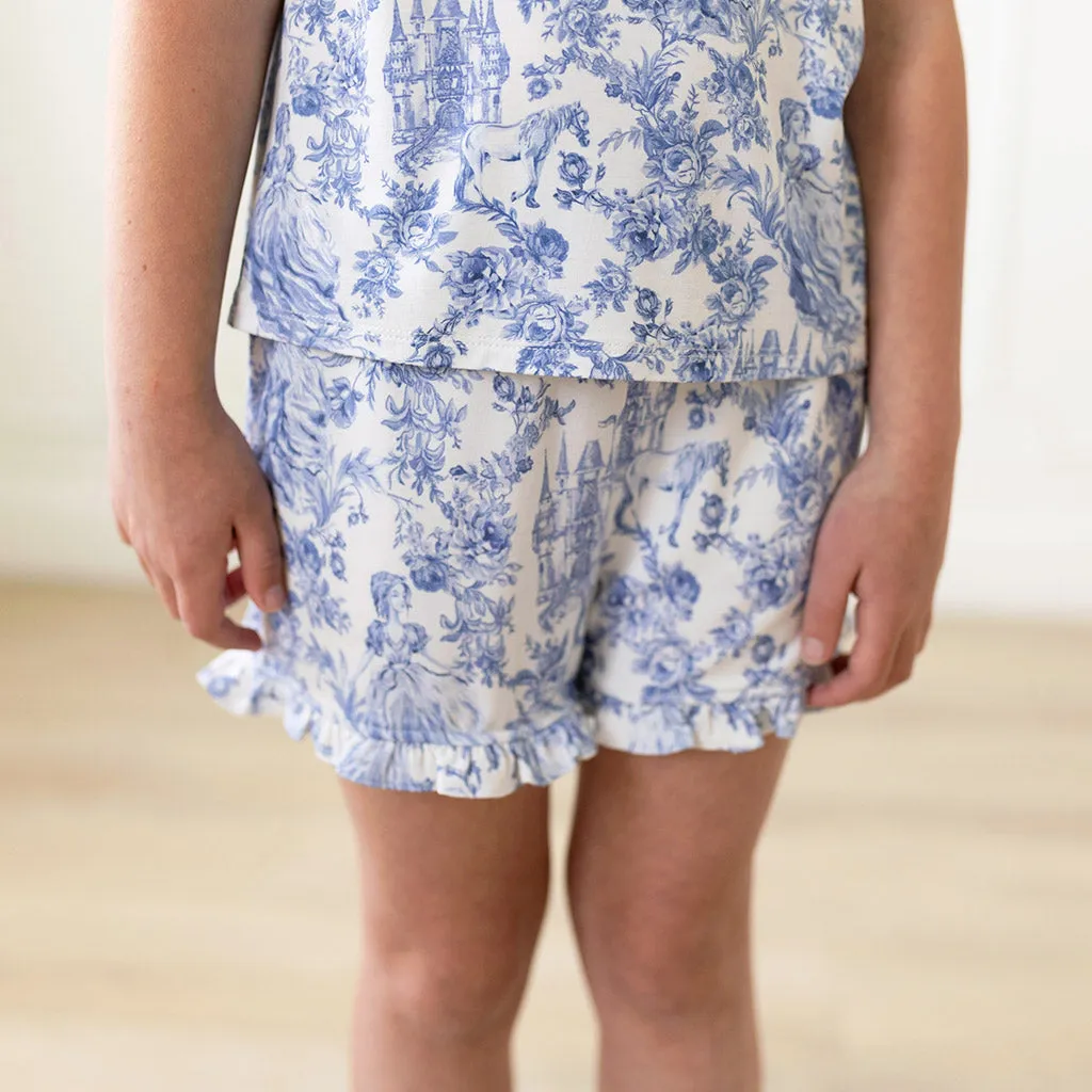 Briar French Terry Ruffled Shorts