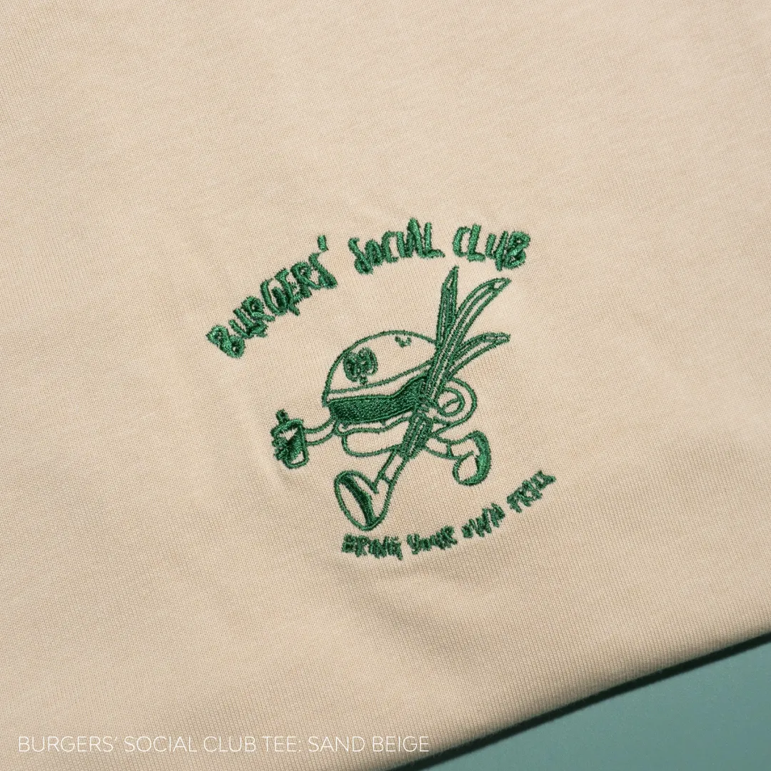 Burgers' Social Club Tee (B&W)