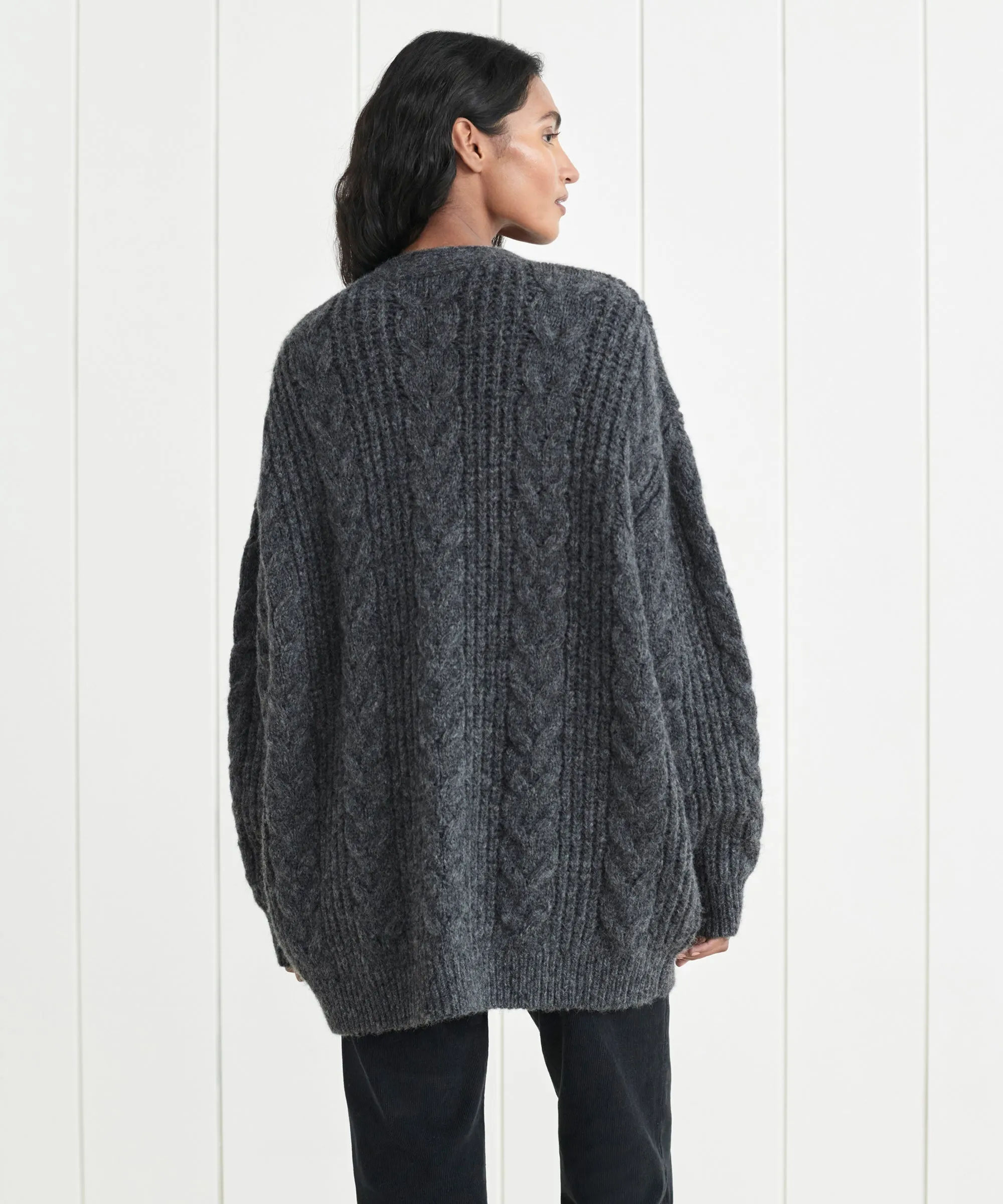 Cable Cocoon Cardigan