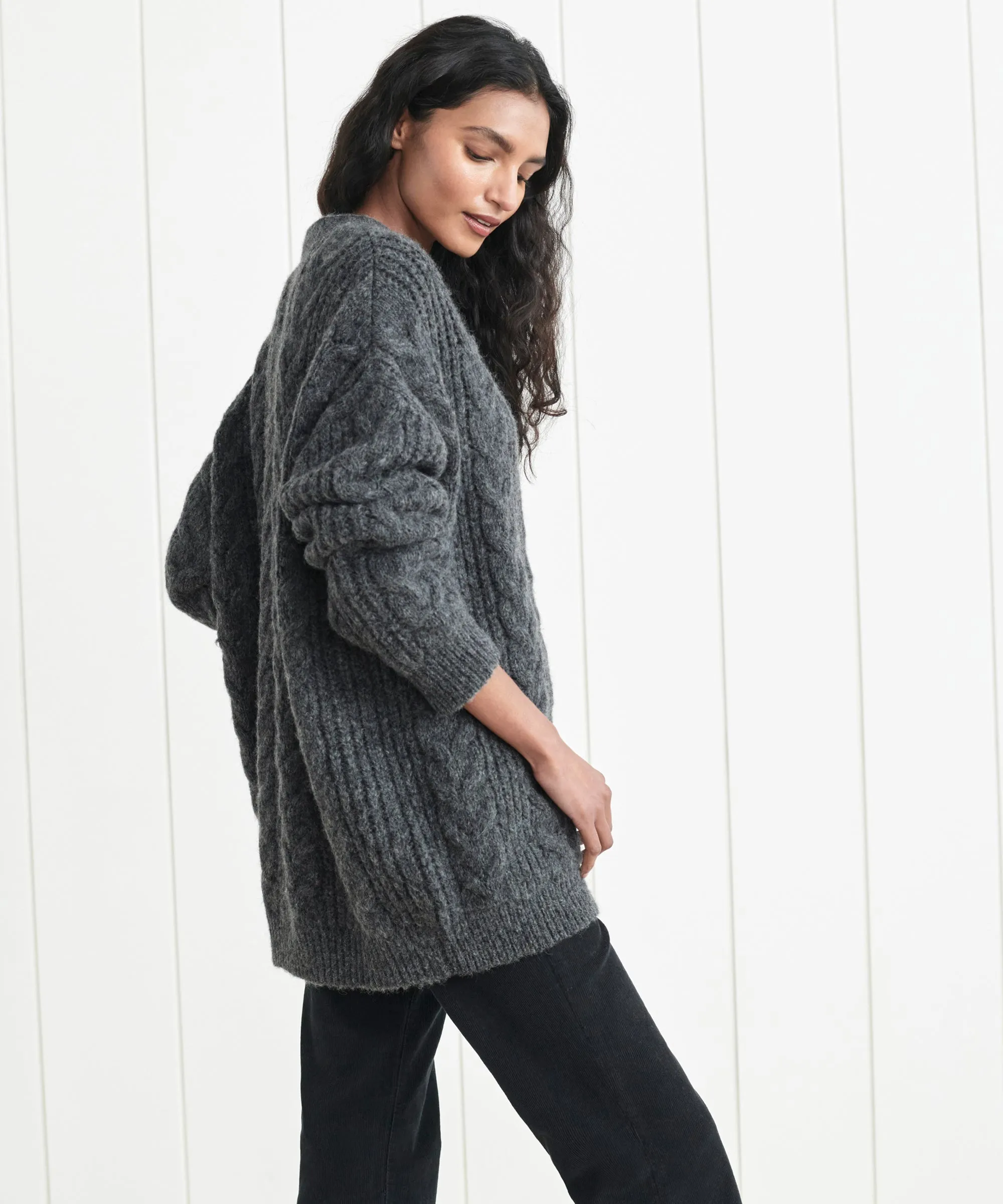 Cable Cocoon Cardigan