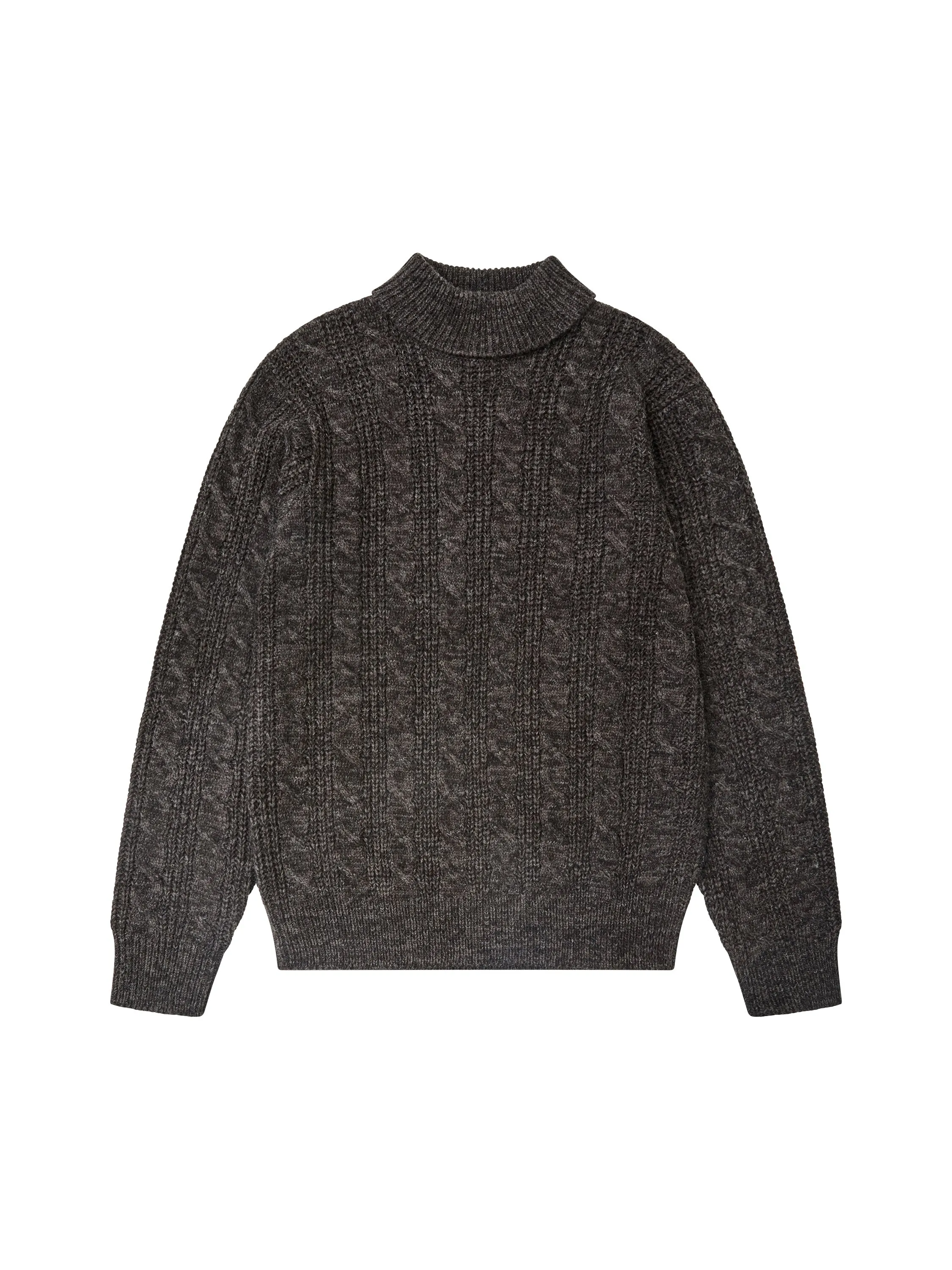 Cable Knit Turtleneck Sweater