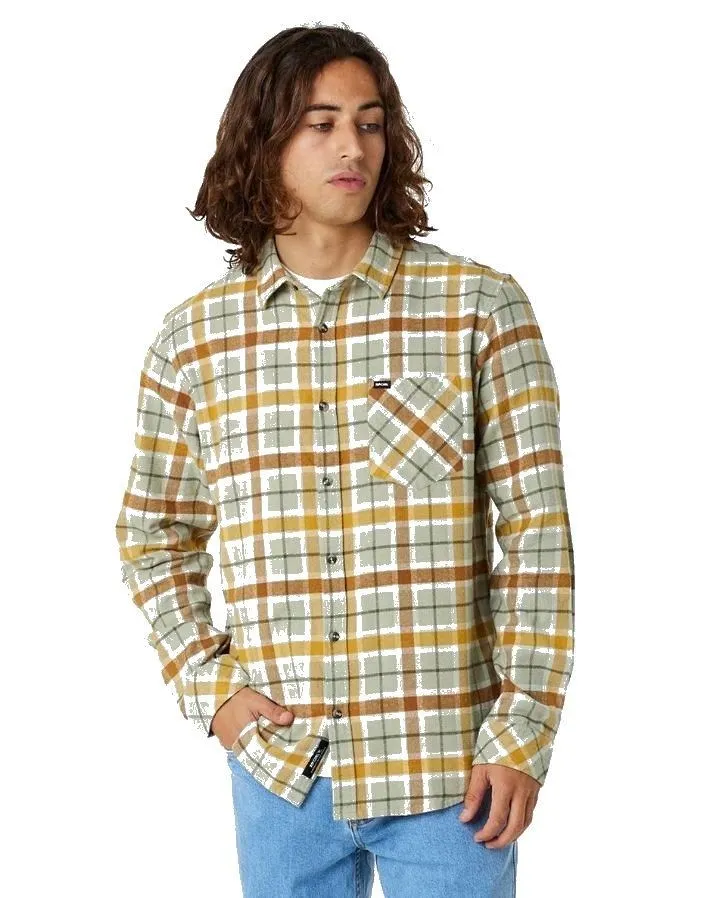 Camisa Rip Curl Checked In Flannel - Sage