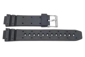 Casio Style Replacement 14mm Black Watch Strap - P3036