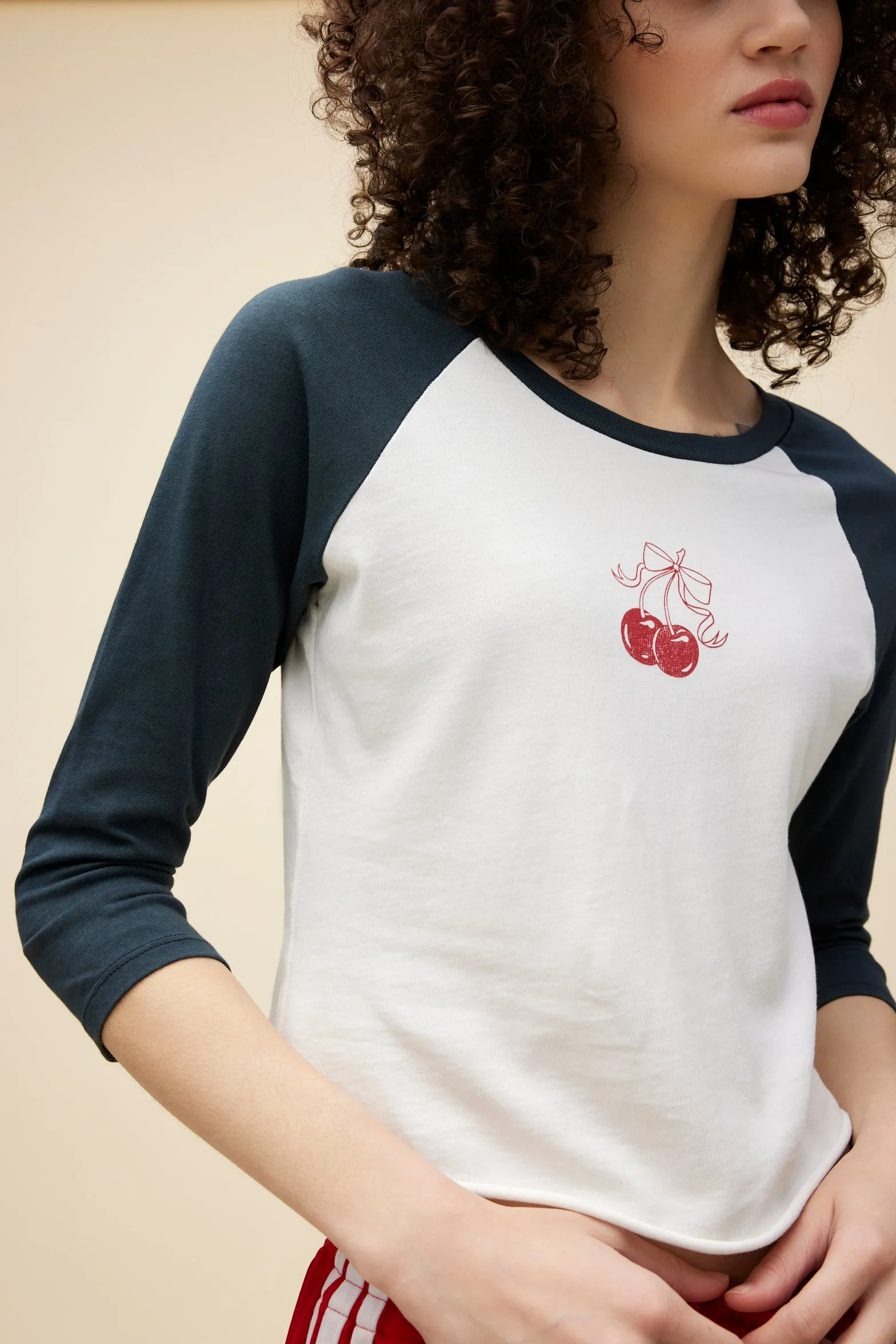 Cherries Vintage Raglan