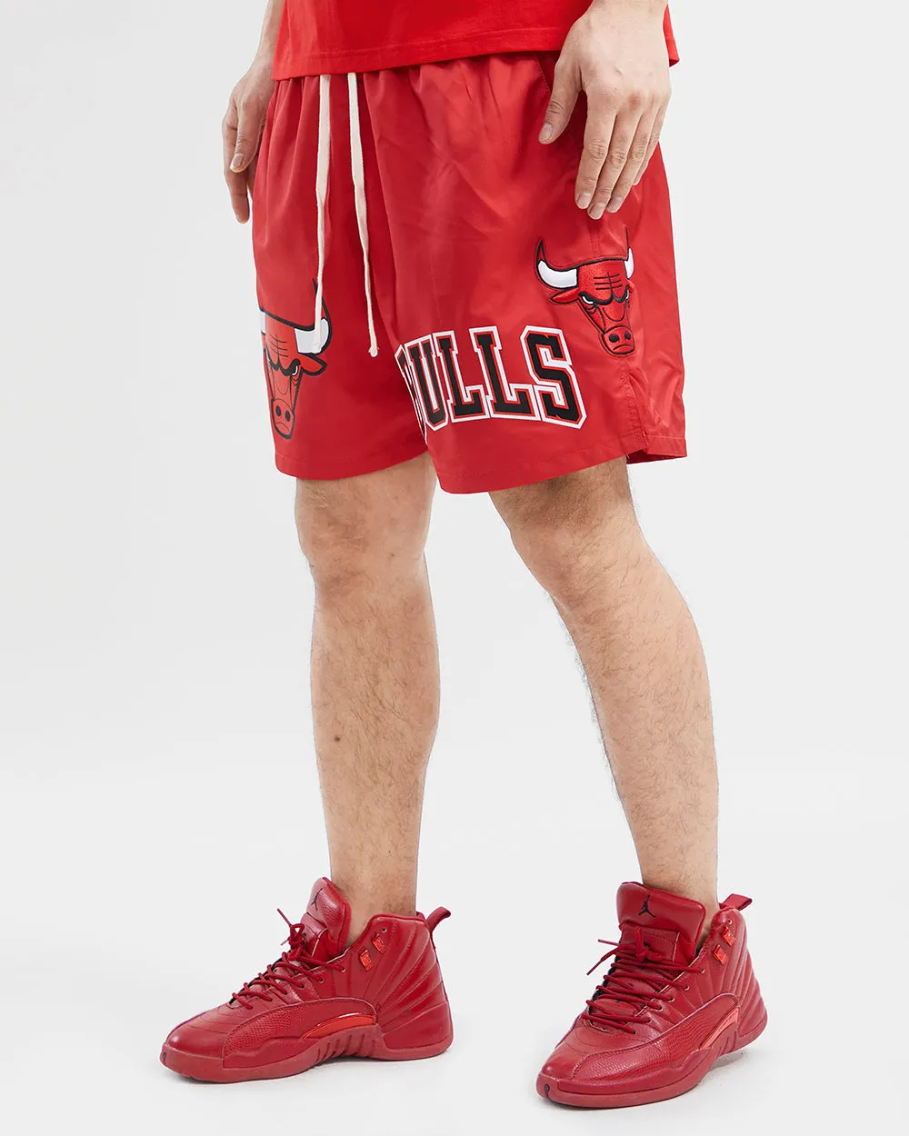 CHICAGO BULLS TEAM NYLON SHORT - HB (RED)