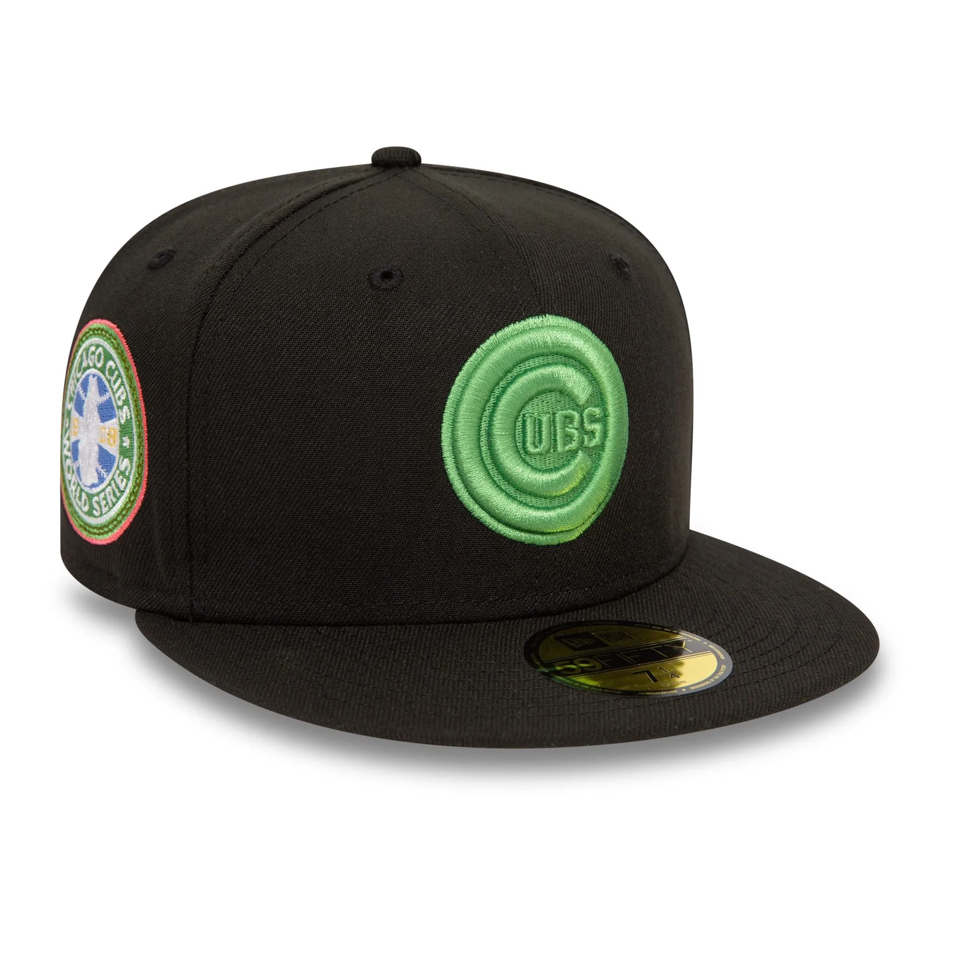 Chicago Cubs Style Activist Black 59FIFTY Fitted Cap