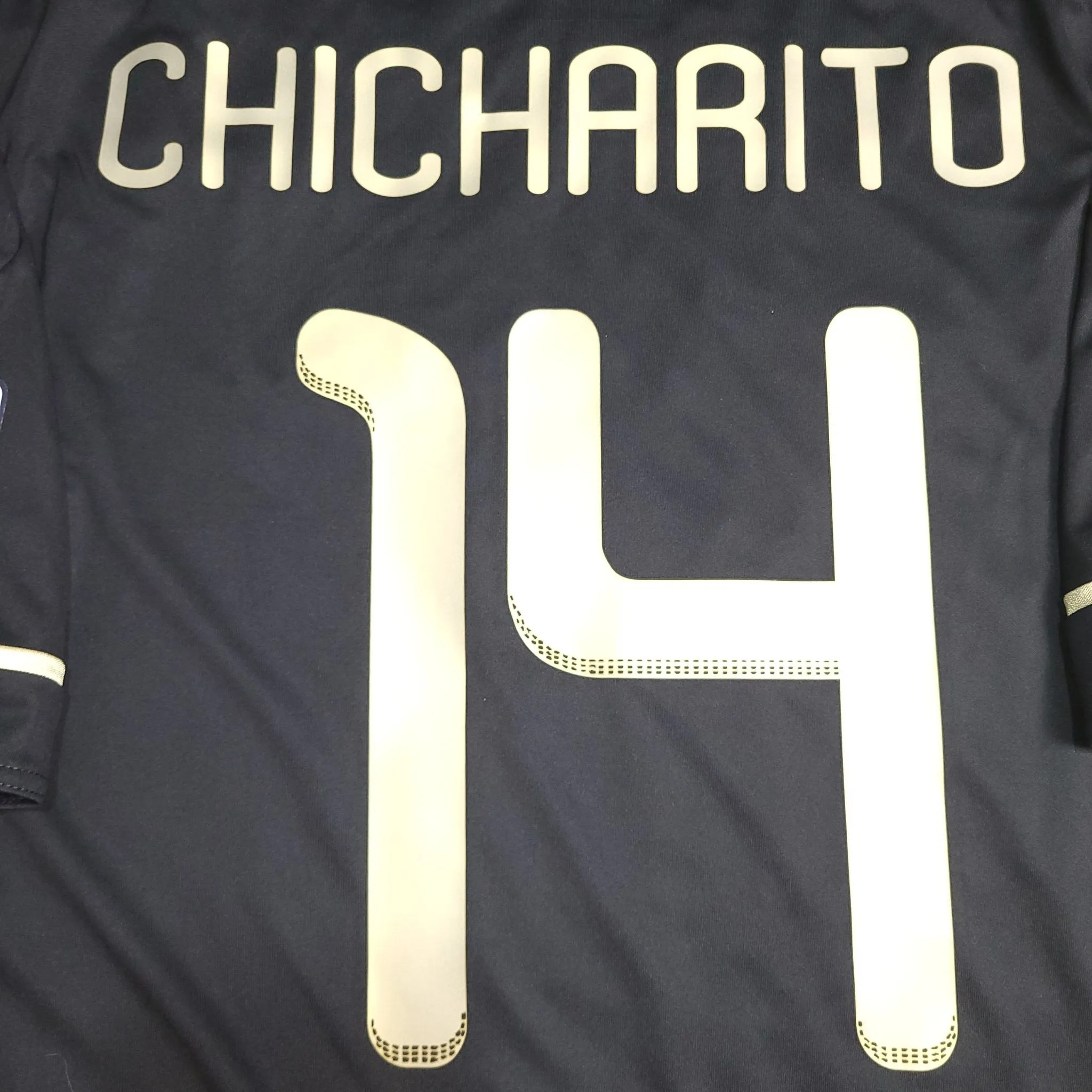 Chicharito Mexico 2011 GOLD CUP FINAL Soccer Away Jersey Shirt L SKU# V31526